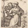 Soldier Embracing a Woman