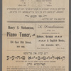 A liṭerarishen abend, ḳontserṭ un peḳedzsh parti in Grend Irving Palas, 214 Brum Sṭriṭ