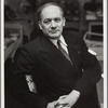 Portrait of Raphael Lemkin with clasped hands