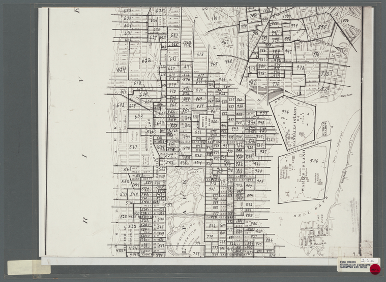 1900 Census Enumeration District Maps 1900 Census Enumeration Districts, Manhattan And Bronx - Nypl Digital  Collections