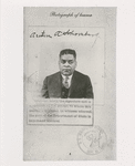 Portrait of Arthur Alfonso Schomburg from his United States passport, issued 1926