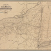 Map of the rail roads of the state of New York