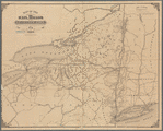 Map of the rail roads of the state of New York