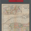 New railroad, county and township map of New York