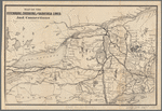 Map of the Fitchburg, Cheshire and Saratoga lines and connections