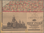 New map of the state of New York