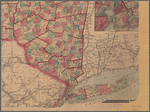 New map of the state of New York