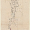 Map of French & English grants on Lake Champlain