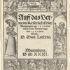Title page with images of The Feast of Herod (top), Herodias with the head of St. John the Baptist (left), the Executioner (right), and Salome's Dance (bottom)
