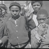Children with party hats