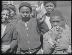Children with party hats