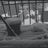 Snowy fire escape