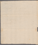 Letter to Carpenter Wharton or Capt. Jeremiah Wadsworth