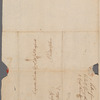 Letter to Carpenter Wharton or Capt. Jeremiah Wadsworth