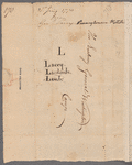 Gen. John Lacey to George Washington