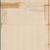 Letter to Gen’l. [John] Sullivan