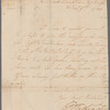 Letter to unidentified correspondent