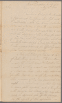 Letter to unidentified correspondent
