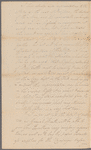 Letter to unidentified correspondent