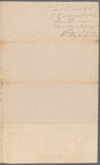 Letter to unidentified correspondent