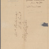 Letter to Col. [Timothy] Pickering