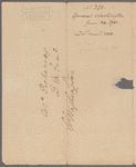 Letter to Col. [Timothy] Pickering