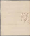 Letter to Col. [Timothy] Pickering