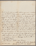 La Comtess des Essarts to George Washington