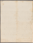 La Comtess des Essarts to George Washington