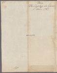 La Comtess des Essarts to George Washington