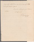 J[ohn] Dandridge to George Washington