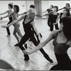 Choreographer Gillian Lynne directing dancers for the stage production Cats