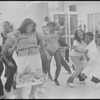 Dreamgirls and dancers in rehearsal for the stage production Dreamgirls