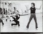 Terrence Mann, Cynthia Onrubia and other dancers in rehearsal for the stage production Cats