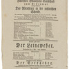 Theater playbill for "Das Abentheuer in der pohlnischen Schenke," "Der Leineweber" and "Der Verräther," presented by the Königlich Preußisch privilegirte Fallersche Schauspieler-Gesellschaft, Głogów, December 13, 1825