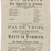 Theater playbill for "Die Mäntel, oder Der Schneider in Lissabon" and "Paris in Pommern, oder Die seltsame Testaments-Klausel," Głogów, December 27, 1826