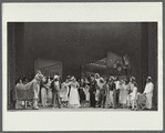 Clarence Yates and Francina Scott in a grotesque ballet dance
