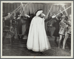 Soldiers with swords raised