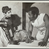 Elena Karam  and Rex Ingram in the stage production Haiti