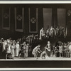 Crowd and lion