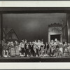 Pinocchio cast with man pointing sticks
