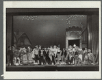 Pinocchio cast with man pointing sticks