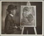 Female artist at Harlem YMCA