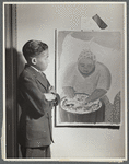 A prize winner from Harlem in a recent city-wide exhibition of children's art