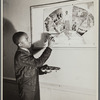 Artist with palette