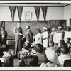 Carl W. Huser, State Director of WPA education program, presenting awards