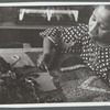 Female student, art class at Harlem Community Art Center