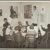 Art class with female subject
