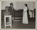 Acceptance of bust of Samuel Huntington as part of graduation exercises