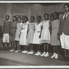 Students on stage